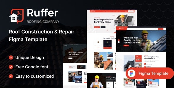 Ruffer - Roof Construction - Repair WordPress Theme