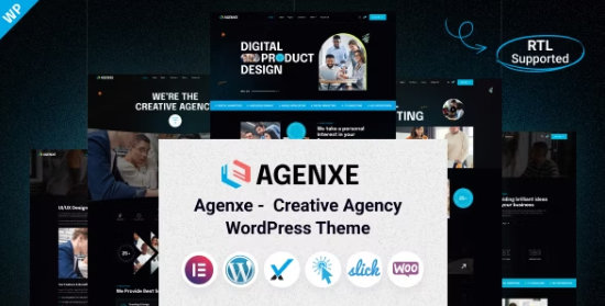 Agenxe Creative Agency WordPress Theme