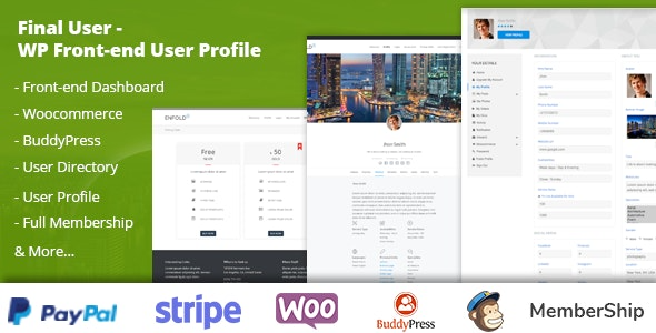 Final User WP Front-end User Profiles