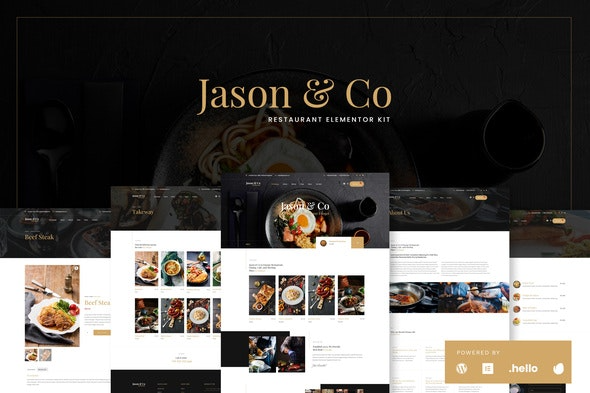 Jason - Co Restaurant - Cafe Elementor Template Kit