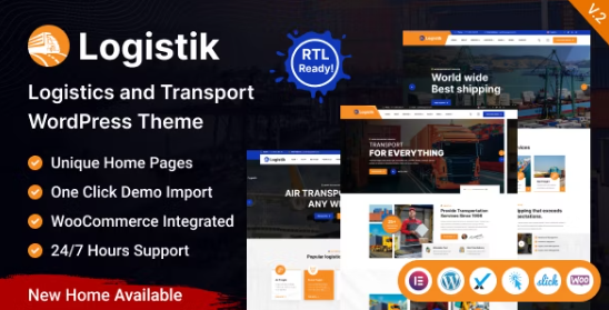 Logistik Transport - Logistics WordPress Theme