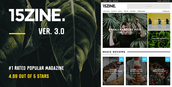 Zine - Magazine Newspaper Blog News WordPress Theme