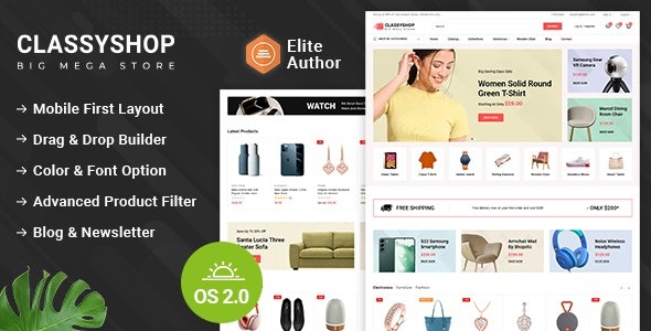 Classyshop August Multipurpose Shopify Responsive Theme