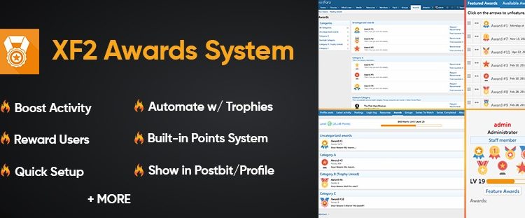 [AddonFlare] XF Awards System