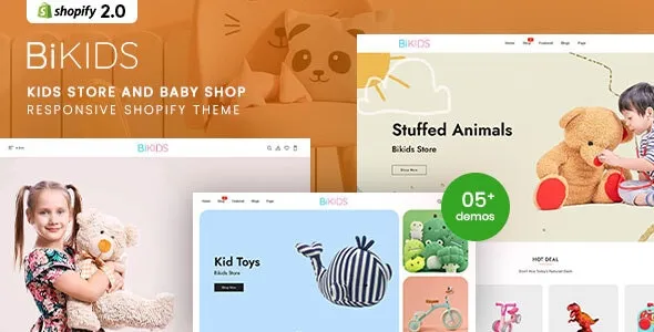 Bikids Kids Store & Baby Shop Responsive Shopify Theme
