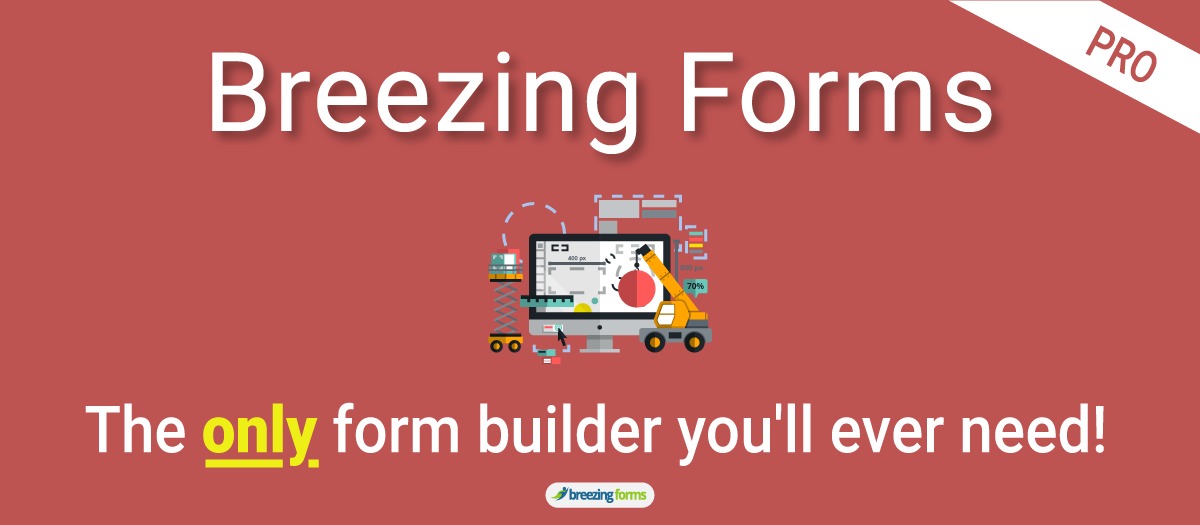 Breezing Forms Pro - Build - component of the Joomla form designer
