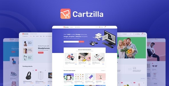 Cartzilla Digital Marketplace - Grocery Store WordPress Theme