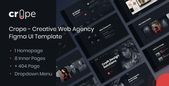 Crope - Creative Web Agency HTML Template