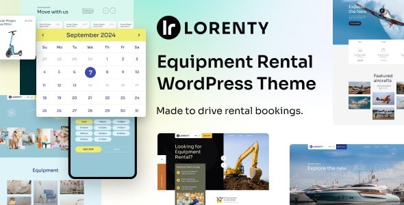 MotoPress Lorenty - Equipment Rental WordPress Theme for Bikes