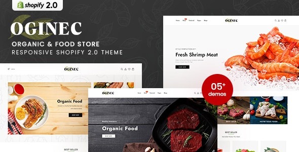 Ognic Organic - Food Store Shopify Theme