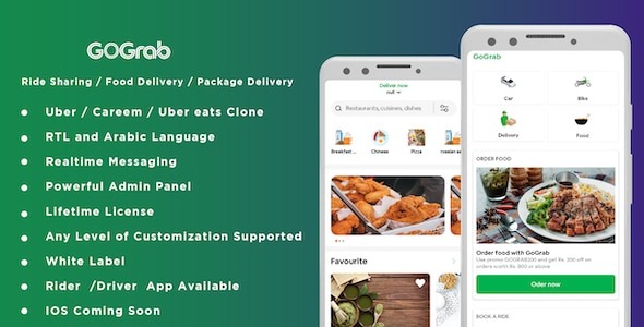 Careem Clone - All In One Multi Service APP Solution(Taxi