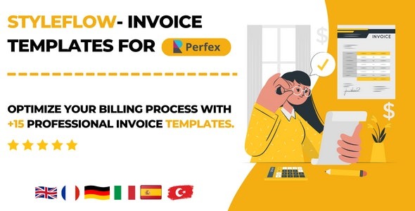 StyleFlow Invoice Templates For Perfex CRM