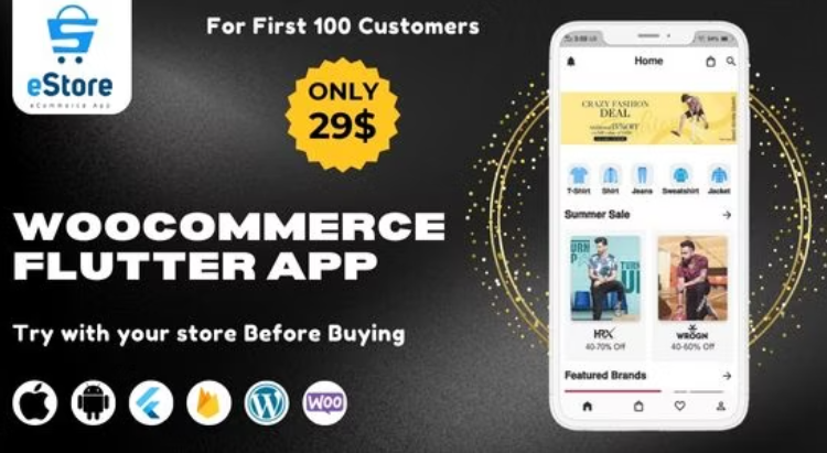 eStore Build a Flutter eCommerce Mobile App for Android and iOS from WordPress WooCommerce Store