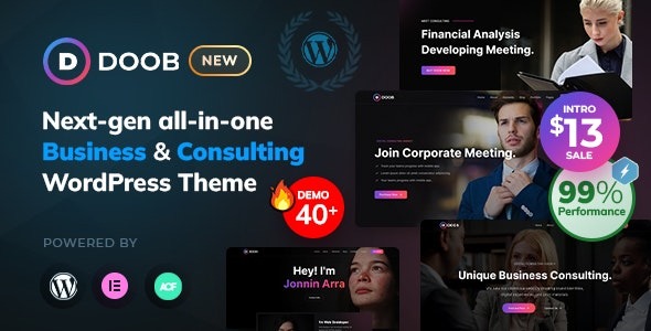 Doob - Business - Consulting WordPress Theme
