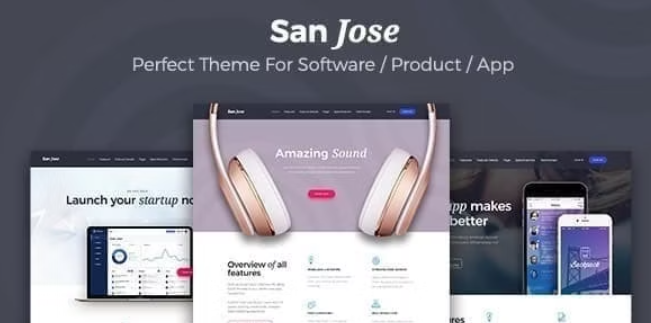 SanJose - Landing Page Theme