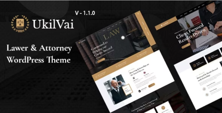 Ukilvai Lawyer - Attorney WordPress Theme