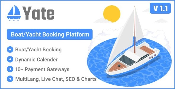 Yate Boat/Yacht Booking Platform