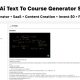 Ai Course Generator Text To Course SaaS Ai Video & Image Content Payment Earn Gemini React Admin - Ai Course Generator Text To Course SaaS Ai Video & Image Content Payment Earn Gemini React Admin v1.0.0 by Codecanyon Nulled Free Download