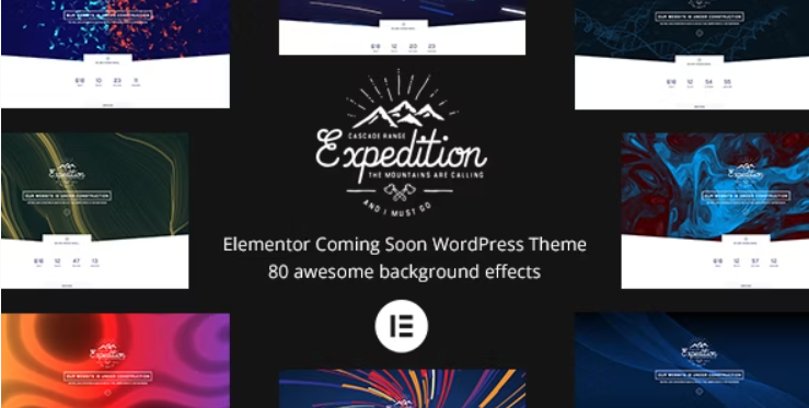 Expedition Elementor Coming Soon WordPress Theme