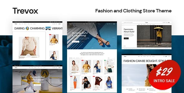 Trevox Fashion and Clothing Store Theme