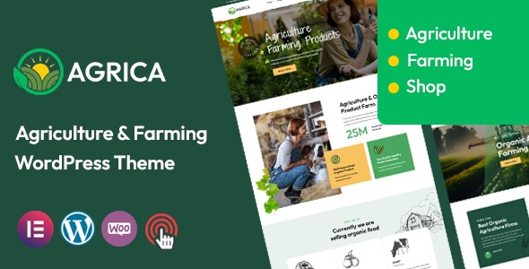 Agrica Agriculture WordPress Theme