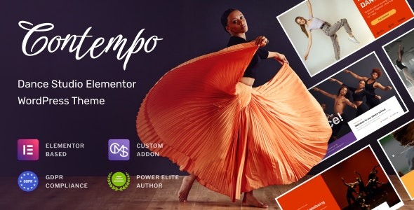 Contempo Dance School WordPress Theme