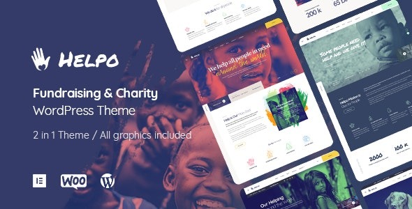 Helpo Charity & Nonprofit WordPress Theme