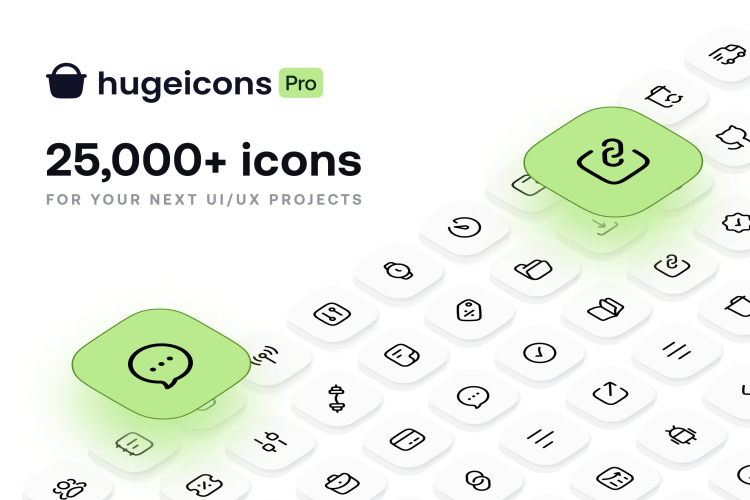 Hugeicons Pro Icons