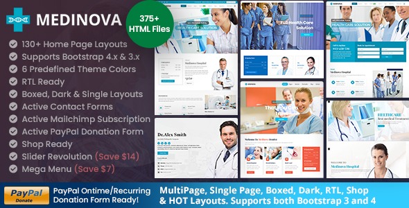 Medinova Medical Health HTML Template