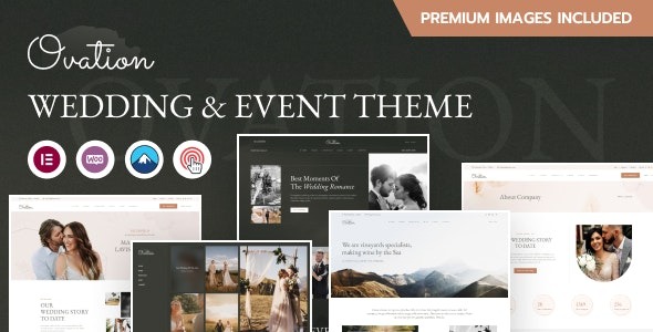 Ovation Wedding & Event Photography WordPress Theme