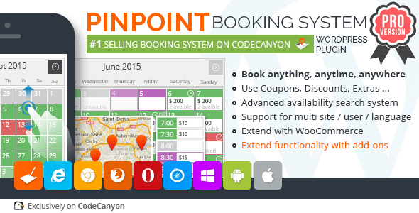 Pinpoint Booking System PRO - WordPress Plugin