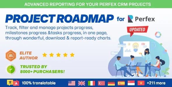 Project Roadmap b Advanced Reporting & Workflow module for Perfex CRM Projects