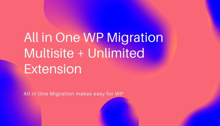 All in One WP Migration Multisite + Unlimited Extension