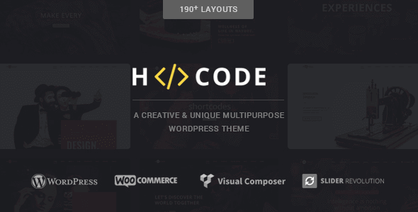 H-Code Responsive Multipurpose Wordpress Theme