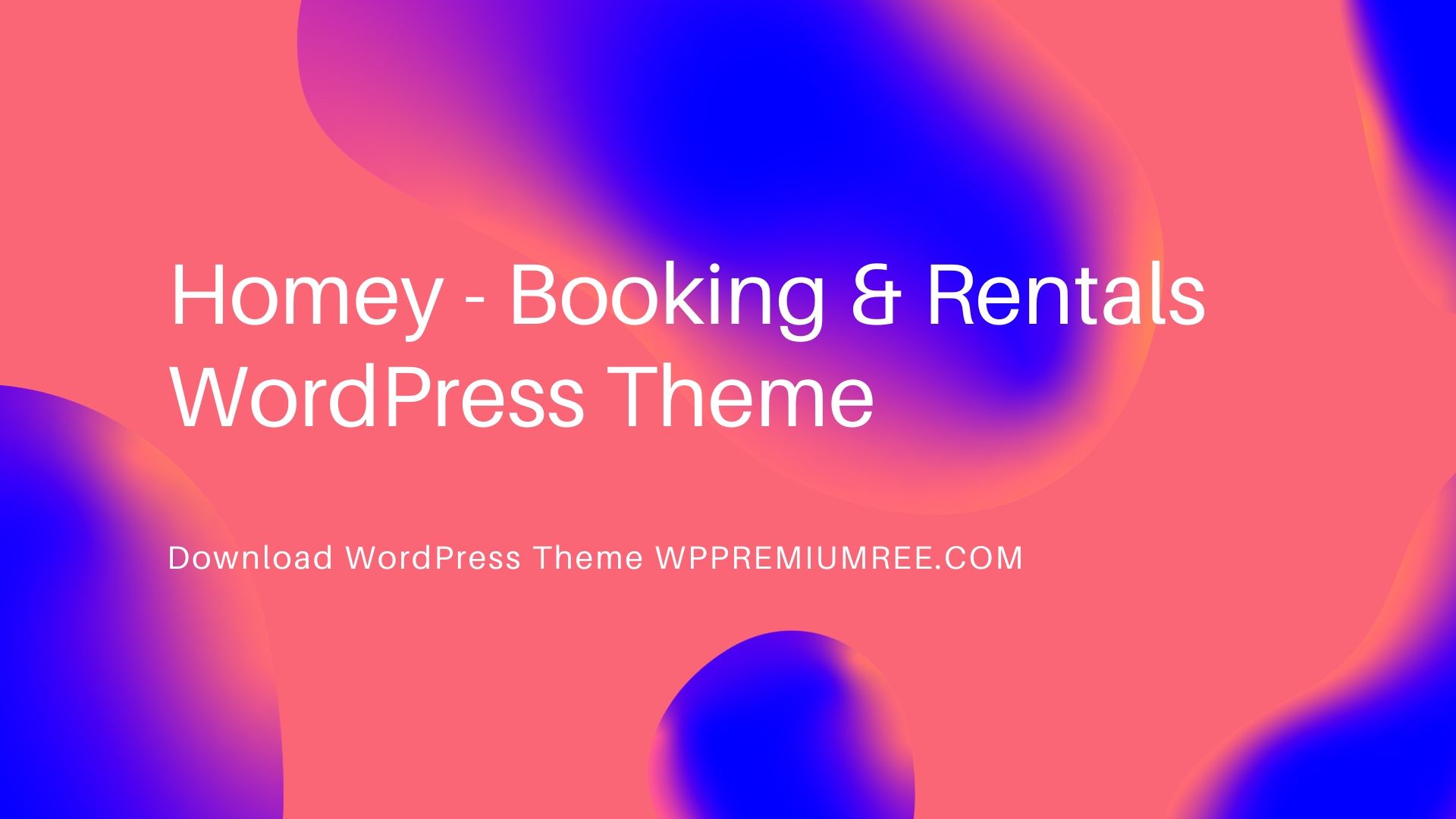 Homey Booking Rentals WordPress Theme